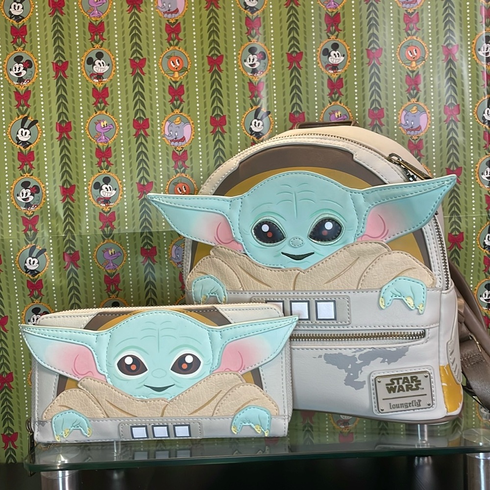 Star Wars x Loungefly The Child backpack and wallet